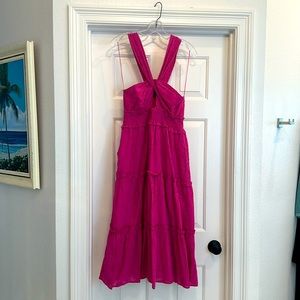Magenta midi sundress
